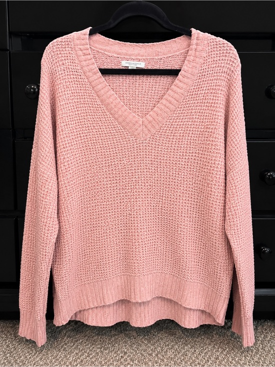 American Eagle Outfitters Sweaters - American Eagle Outfitters Blush Pink V-Neck Sweater